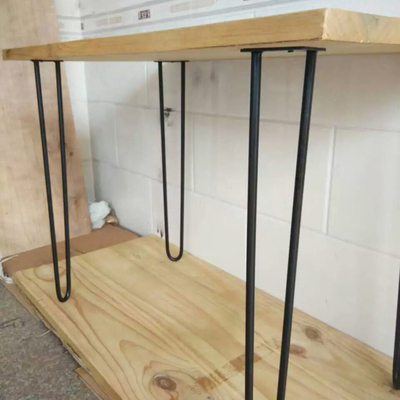 铁艺桌脚桌腿V型U型茶几椅子桌子配件简约北欧DIY倒三角复古家具