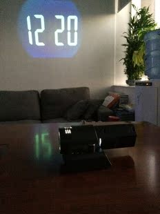 新款2代LED投影时钟超低音 罗马投影钟表 客厅钟 投射挂钟 送色卡