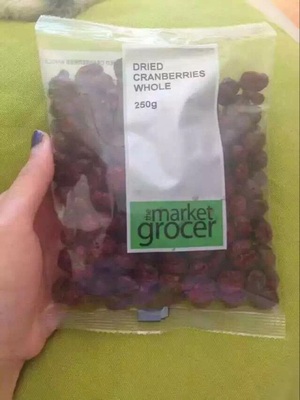 澳洲代购The grocer market蔓越莓干，3袋即可包邮，直邮到您手中