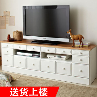电视柜现代简约实木美式卧室北欧小户型电视机柜迷你客厅柜子地柜