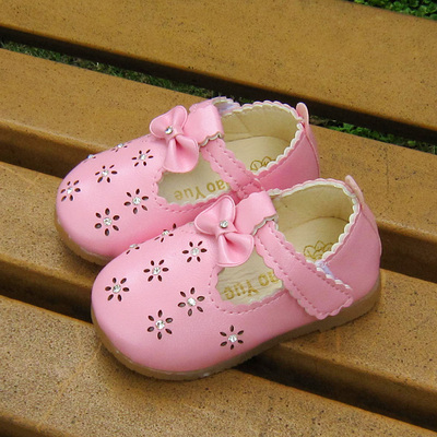 2016新款秋季女宝宝童鞋 女童软底宝宝鞋婴儿学步鞋0-1岁公主鞋