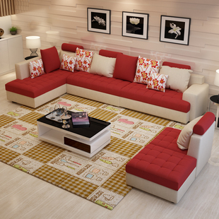 懒人沙发榻榻米可拆洗简易转角布艺沙发客厅现代大小户型沙发组合