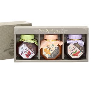 韩国进口济州自然食品 清套盒 蜂蜜果味茶