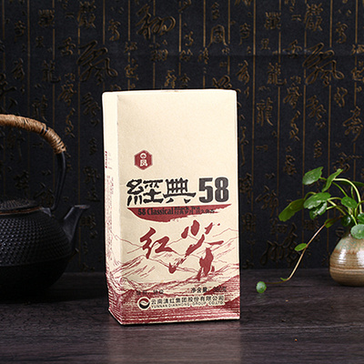 凤牌 经典58 滇红 带防伪 2017年滇红茶 工夫红茶 特级红茶 380g