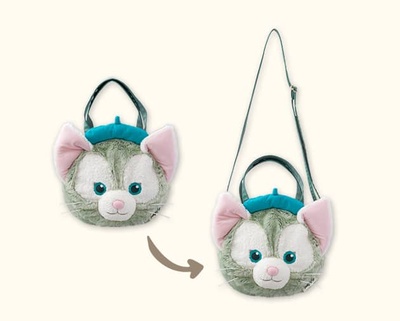预定 日本disneysea迪士尼Duffy gelatoni猫咪多用挎包手提双肩包