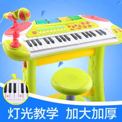 宝宝大电子琴玩具带麦克风 儿童玩具钢琴1-3-6岁可弹奏玩具琴儿童