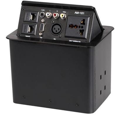 多功能办公会议桌面插座/嵌入多媒体台面插座免焊接信息盒101-105