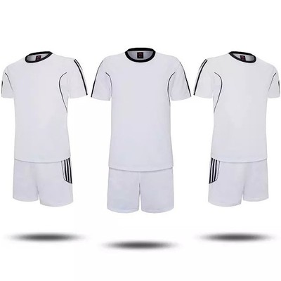 东湘北男女大人小孩光板足球服个性定制空白球衣短袖足球服套装