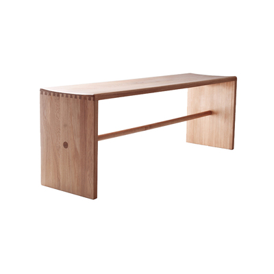 全榫凳 静研设计 北欧日式简约餐凳吧椅长条凳 红橡木黑胡桃实木