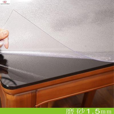 f PVC龙塑防水免洗餐桌布欧式正方形桌布茶几巾软质玻璃水晶板