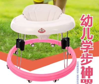 包邮婴儿学步车+6/7-18个月多功能防侧翻可折叠宝宝儿童学行车