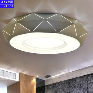 新款大气led吸顶灯 创意圆形卧室灯现代客厅房间餐厅灯具无级调光