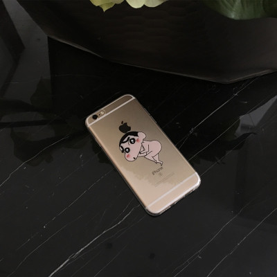 蜡笔小新苹果6plus手机壳卡通全包iphone6s手机壳软壳透明5s硅胶
