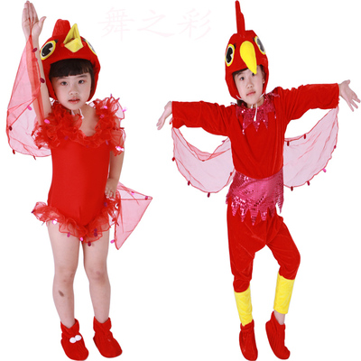 幼儿小鸡演出服少儿公鸡动物服儿童表演服幼儿园舞蹈服母鸡服装