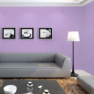 简约素色纯色淡绿色蓝色 亮紫色壁纸 家装卧室客厅美容院防水墙纸