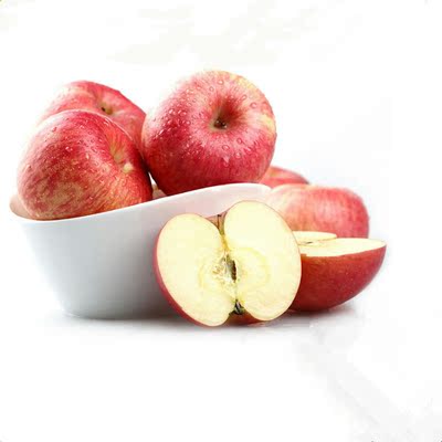 烟台新鲜水果 红富士新鲜苹果80#9个装约2.5kg 新鲜水果 产地直发