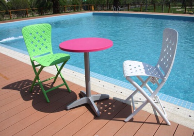 意大利进口塑料椅子桌子户外室内桌椅套件 1+2 组合 1+4 特价促销